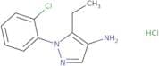 1-(2-Chlorophenyl)-5-ethyl-1H-pyrazol-4-amine hydrochloride