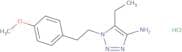 5-Ethyl-1-[2-(4-methoxyphenyl)ethyl]-1H-1,2,3-triazol-4-amine hydrochloride