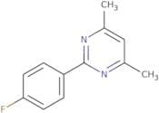 2-(4-Fluorophenyl)-4,6-dimethylpyrimidine