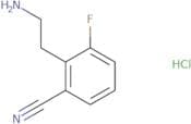 2-(2-Aminoethyl)-3-fluorobenzonitrile hydrochloride