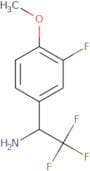 (1S)-2,2,2-Trifluoro-1-(3-fluoro-4-methoxyphenyl)ethan-1-amine