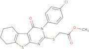 Methyl 2-{[4-(4-chlorophenyl)-3-oxo-8-thia-4,6-diazatricyclo[7.4.0.0,2,7]trideca-1(9),2(7),5-trien…