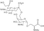 2-Acetamido-6-O-(α-2-N-acetylneuraminyl)-2-deoxy-α-D-galactopyranosyl N-acetylserine