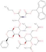 O-[2-Acetamido-4,6-O-benzylidene-2-deoxy-3-O-(2,3,4,6-tetra-O-acetyl-b-D-galactopyranosyl)-a-D-gal…