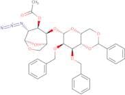 3-O-Acetyl-1,6-anhydro-2-azido-2',3'-di-O-benzyl-4',6'-O-benzylidene-2-deoxy-b-D-cellobiose
