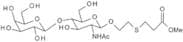 Carbomethoxyethylthioethyl 2-acetamido-2-deoxy-4-O-(b-D-galactopyranosyl)-b-D-glucopyranoside