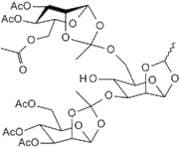 3,6-Di-O-(3,4,6-tri-O-acetyl-b-D-mannopyranosylethylidyne)-1,2-O-ethylidene-b-D-mannopyranose