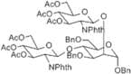4,6-Di-O-(3,4,6-tri-O-acetyl-2-deoxy-2-phthalimido b-D-glucopyranosyl)-1,3-6-tri-O-benzyl-a-D-mann…