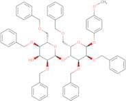 4-Methoxyphenyl 4-O-(2,4,6-tri-O-benzyl-b-D-galactopyranosyl)-2,3,6-tri-O-benzyl-b-D-glucopyranosi…