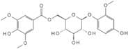 4-Hydroxy-2-methoxyphenol 1-O-(6-O-syringoyl)glucoside
