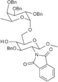 Methyl 3-O-benzyl-6-O-(2,3,4-tri-O-benzyl-a-L-fucopyranosyl)-2-deoxy-2-phthalimido-b-D-glucopyrano…