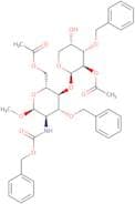 Methyl 6-O-acetyl-3-O-benzyl-N-Cbz-2-deoxy-4-O-(methyl-2-O-acetyl-3-O-benzyl-a-L-idopyranuronosyl)…