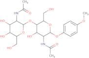 4-Methoxyphenyl 4-O-(2-acetamido-2-deoxy-b-D-galactopyranosyl)-2-acetamido-2-deoxy-b-D-glucopyrano…