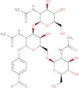 4-Nitrophenyl 2-acetamido-3,6-di-O-(2-acetamido-2-deoxy-b-D-glucopyranosyl)-2-deoxy-a-D-galactopyr…