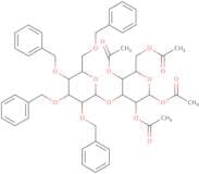 3-O-(2,3,4,6-Tetra-O-benzyl-a-D-glucopyranosyl)-1,2,4,6-tetra-O-acetyl-b-D-glucopyranose
