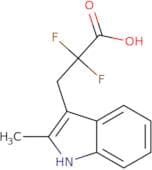 2,2-Difluoro-3-(2-methyl-1H-indol-3-yl)propanoic acid