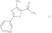 1-[4-Methyl-2-(pyridin-3-yl)-1,3-thiazol-5-yl]ethan-1-one hydrochloride