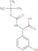 2-{[(tert-Butoxy)carbonyl]amino}-2-(3-hydroxyphenyl)acetic acid