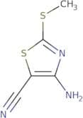 4-Amino-2-(methylthio)thiazole-5-carbonitrile