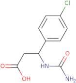 3-(Carbamoylamino)-3-(4-chlorophenyl)propanoic acid