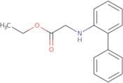 Ethyl 2-[(2-phenylphenyl)amino]acetate