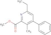 6-Ethyl-3-methyl-4-phenyl-2-pyridinecarboxylic acid methyl ester