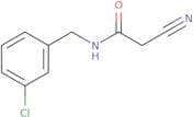 N-[(3-Chlorophenyl)methyl]-2-cyanoacetamide