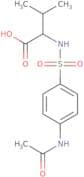 2-(4-Acetamidobenzenesulfonamido)-3-methylbutanoic acid