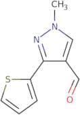 1-Methyl-3-(thiophen-2-yl)-1H-pyrazole-4-carbaldehyde