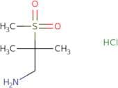 2-Methanesulfonyl-2-methylpropan-1-amine hydrochloride