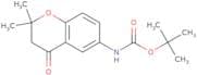 tert-Butyl N-(2,2-dimethyl-4-oxo-3,4-dihydro-2H-1-benzopyran-6-yl)carbamate