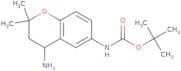 tert-butyl N-(4-amino-2,2-dimethyl-3,4-dihydro-2H-1-benzopyran-6-yl)carbamate