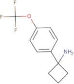 1-[4-(Trifluoromethoxy)phenyl]cyclobutan-1-amine