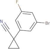 1-(3-Bromo-5-fluorophenyl)cyclopropane-1-carbonitrile
