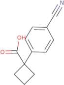 1-(4-Cyanophenyl)cyclobutane-1-carboxylic acid