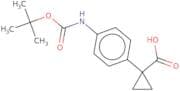 1-(4-{[(tert-Butoxy)carbonyl]amino}phenyl)cyclopropane-1-carboxylic acid