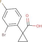 1-(2-Bromo-4-fluorophenyl)cyclopropane-1-carboxylic acid