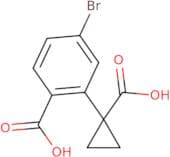 4-Bromo-2-(1-carboxycyclopropyl)benzoic acid