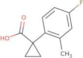 1-(4-Fluoro-2-methylphenyl)cyclopropane-1-carboxylic acid