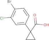 1-(4-bromo-3-chlorophenyl)cyclopropane-1-carboxylic acid