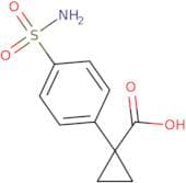 1-(4-Sulfamoylphenyl)cyclopropane-1-carboxylic acid
