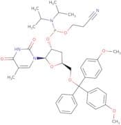 3'-Deoxy-5'-O-DMT-5-methyluridine 2'-CE phosphoramidite
