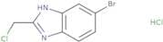 5-Bromo-2-(chloromethyl)-1H-1,3-benzodiazole hydrochloride
