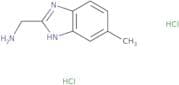 (5-Methyl-1H-1,3-benzodiazol-2-yl)methanamine dihydrochloride