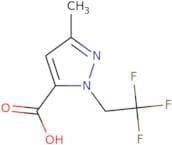 3-Methyl-1-(2,2,2-trifluoroethyl)-1H-pyrazole-5-carboxylic acid