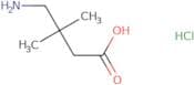 Butanoic acid, 4-amino-3,3-dimethyl-, hydrochloride