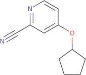 4-(Cyclopentyloxy)pyridine-2-carbonitrile