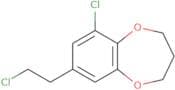 6-Chloro-8-(2-chloroethyl)-3,4-dihydro-2H-1,5-benzodioxepine