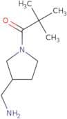 1-[3-(Aminomethyl)pyrrolidin-1-yl]-2,2-dimethylpropan-1-one