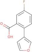 5-Fluoro-2-(furan-3-yl)benzoic acid